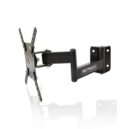 RACKS TV TRIAXIAL BL - 14" A 43" - GIRO 90º