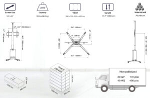 PEDESTAL A CONTROL REMOTO PARA PANTALLAS - Imagen 5